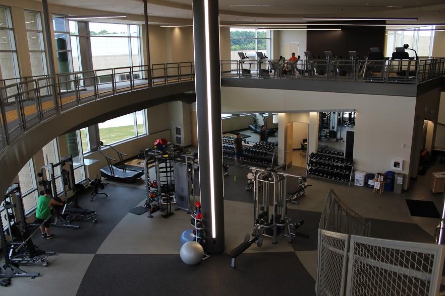 Just half of what the DSACs new fitness center looks like! 