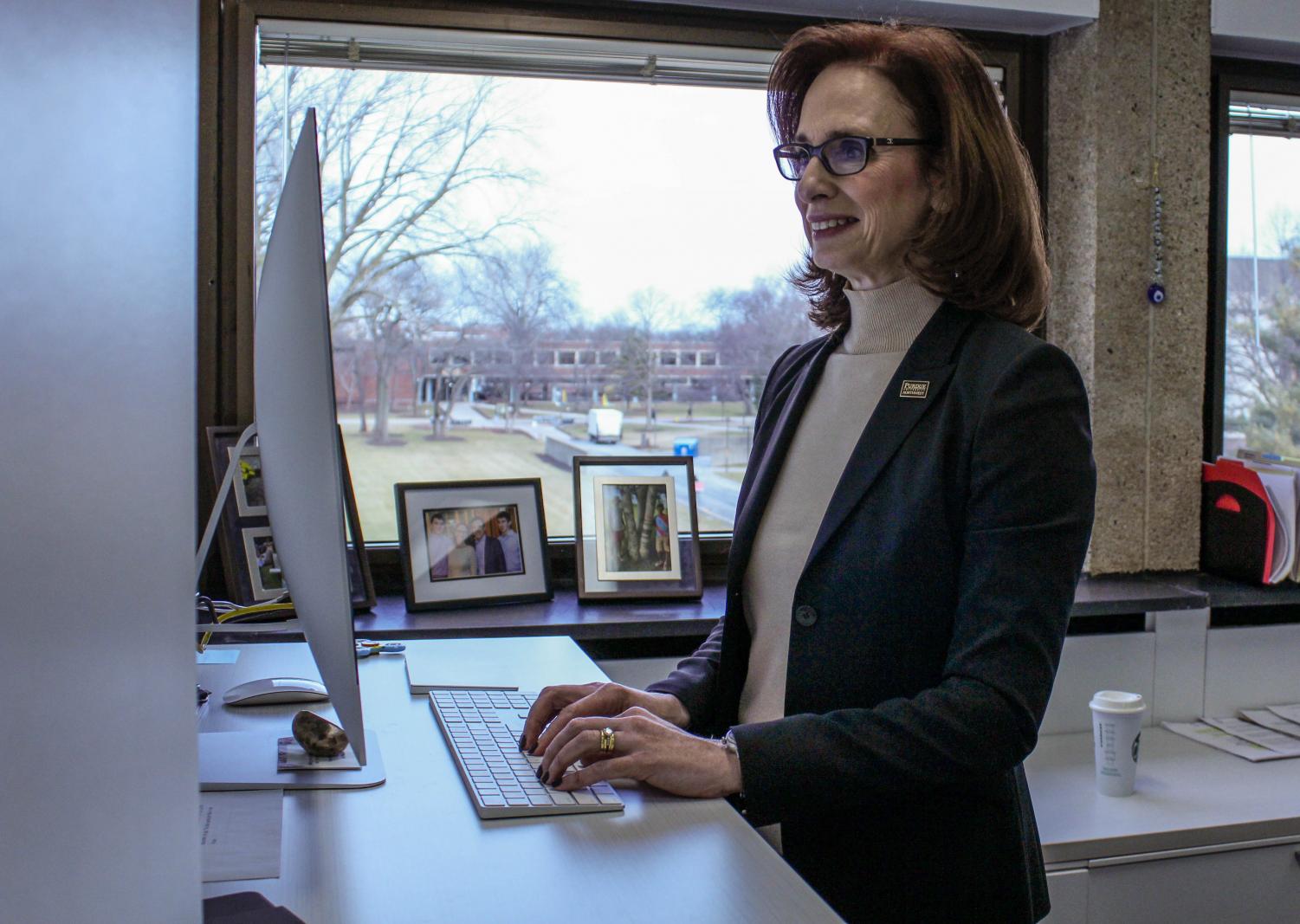 Lori Feldman, associate vice chancellor for academic support and development, began her career at PNW in 1992 as a visiting assistant professor of management.