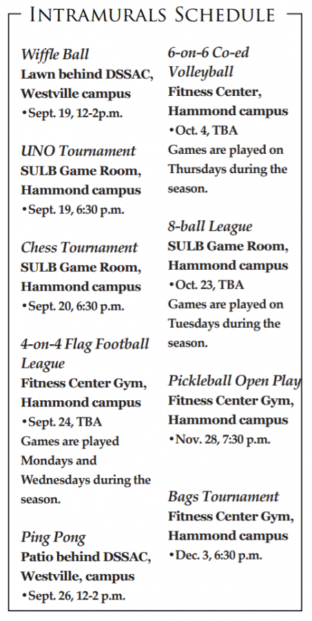 Intramural Sports Fall 2018 Preview
