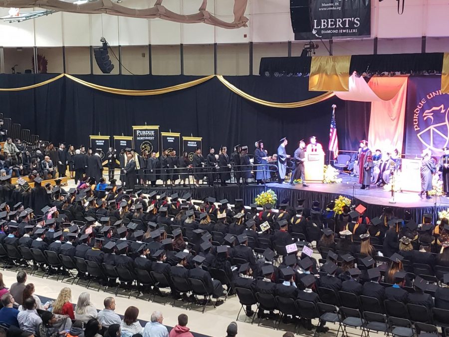 PNW’s Fall 2018 graduation ceremonies awarded 806 diplomas between the two campuses.