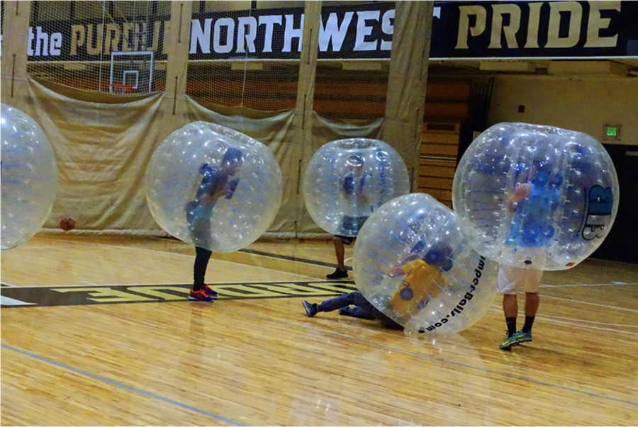For 70 years, PNW’s intramural sports program has worked to create activities to get students to build friendships outside the classroom. To do that, the program has introduced off-beat activities like bubble soccer, fishing, and an annual Twinkie-eating contest.