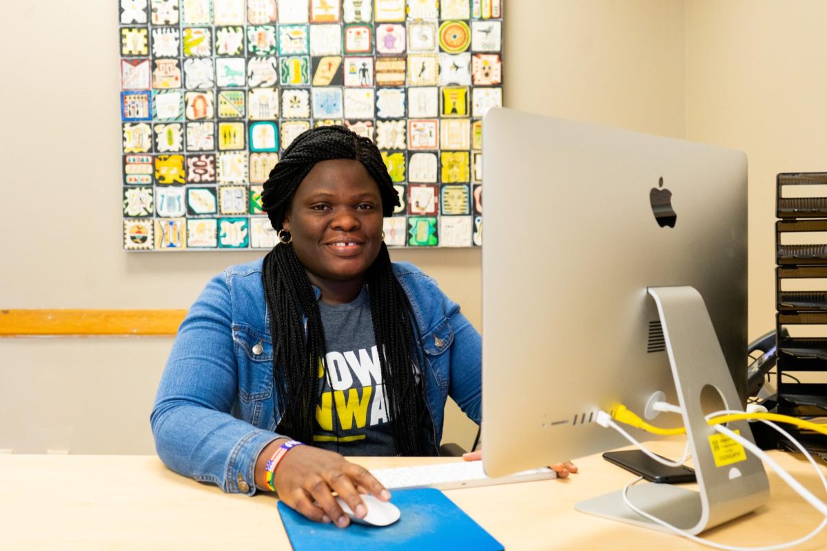 International graduate student Wendy Adjoin looks forward to seeing her children for the first time in a year when she flies to Ghana during winter break.