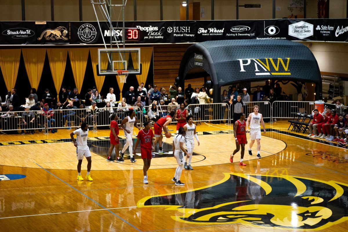 Fans turned out for a basketball double header on Feb. 1, when Pride women beat Saginaw Valley 76-66 at the Mane Event. Mens team lost 64-70